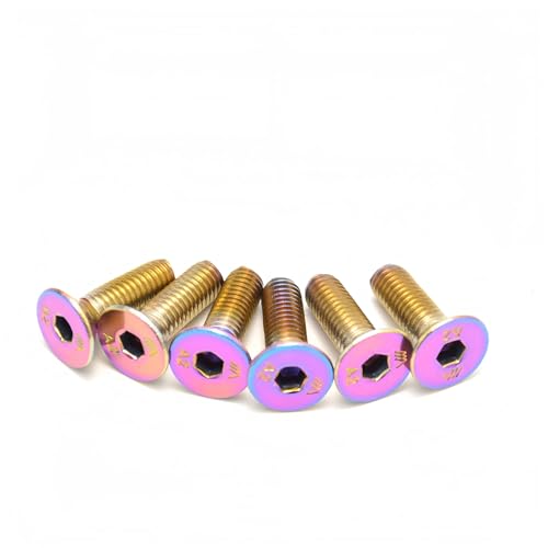 Boulons volant en titane look tuning pour rassemblements et circuits automobiles