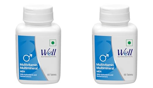 Gurpreet Nutrition Well Multivitamin Multimineral Men pack of 2 (60 Units Each Pack) Gurpreet Nutrition Well Multivitamin Multimineral Men pack of 2 (60 Units Each Pack)