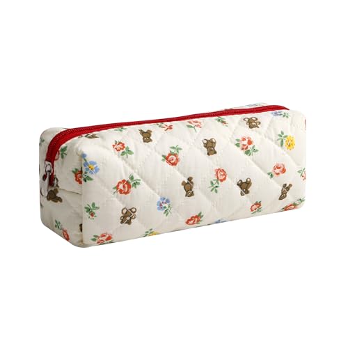 Image of Pencil Case Pen Case Office College School Storage Bag Pouch Holder Box Organizer Makeup Pouch Cosmetic Bag Aesthetic Cute Pencil Case for Girls Boys Kids (E)
