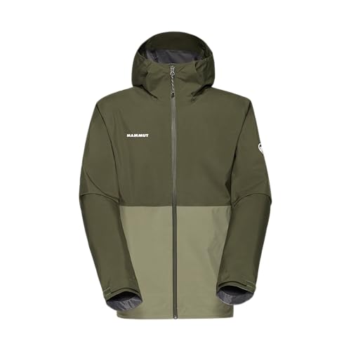 Mammut Linard Light Hardshell Hooded Jacket Men – Waterproof & Lightweight Hiking Jacket,...