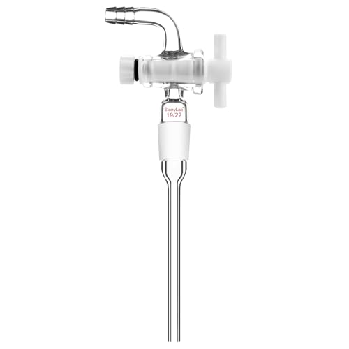 Adaptateur de débit sous vide stonylab PTFE 19/22 pour réguler le flux d'un évaporateur rotatif
