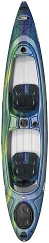 Pelican Argo 136XP - Sit in Tandem Kayak - Iris - Patented Ram-X™ Material - Lightweight Stable - 13 ft