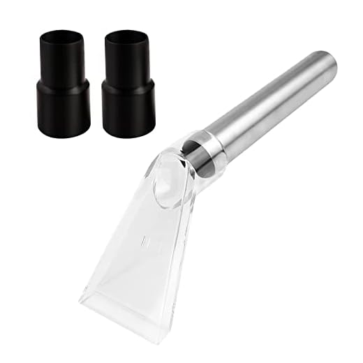 Shop Vac Extractor Attachment: Carpet Extractor for Car Detailing, Carpet Extractor Wand, Extractor Vacuum Car Detailing with Clear Head and Grey Tube Car Detailing Vacuum Wand for Carpet Cleaning