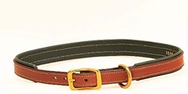 tory leather dog collar