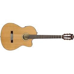 Fender CN-140SCE Touche en nylon noyer naturel avec étui - Les Beatles, Paul McCartney, John Lennon, RIngo Starr, George Harrison