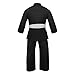 Antares Uniform for Kids & Adults Lightweight Student Gi Pants and Jackets for Martial Arts Uniform With Free Belt (Black, 000)