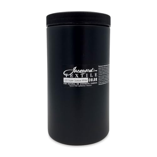Jacquard Textile Color Super Opaque White - Permanent Fabric Paint