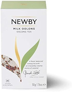 Newby Teas Classic Milk Oolong Tea Bags (Pack of 1, Total 25)