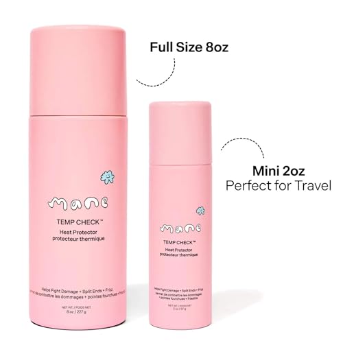 Mane Temp Check Heat Protection Duo - Spray térmico 8oz y 2oz miniatura 3