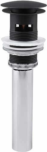 Lista de Lavabos encastrados , tabla con los diez mejores. 46 URREA 3826.2 Contra tipo Push con Rebosadero para Lavabo, Tapón de Drenaje, Acabado Cromo, Latón