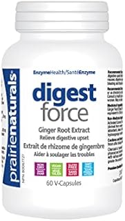 Prairie Naturals Digest force with ginger extract activated charcoal vcaps 60 Count