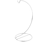 Plymor Simple Silver Ornament Stand, 9' H x 3.75' W x 3.75' D