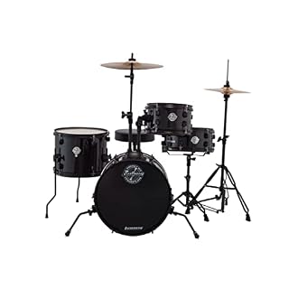 Ludwig lc178 x Pocket Kit Black Sparkle – Set de batterie - Les Beatles, Paul McCartney, John Lennon, RIngo Starr, George Harrison Ludwig lc178 x Pocket Kit Black Sparkle – Set de batterie – Image 2