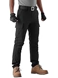 Tactical Pants for Men, Cargo Pants Water Resistant Ripstop, Lightweight Work Hiking Pants, Outdoor Apparel Pants Trousers Deep Gray