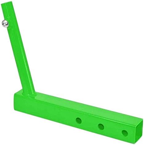 Steinjager J0047522 - Powder Coated Neon Green Hitch Mounted Single Flag Holder Kit
