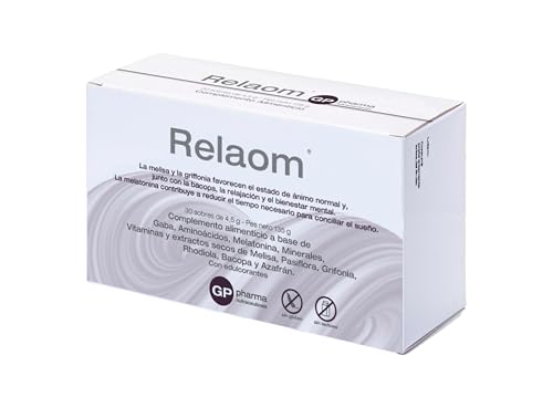 Relaom® Cortisol Control – Complemento Alimenticio con Griffonia, GABA y Vitaminas | Ayuda a Reducir Estrés y Ansiedad | Apoyo Relax Mental y Bienestar Emocional | Fórmula para Control del Cortisol