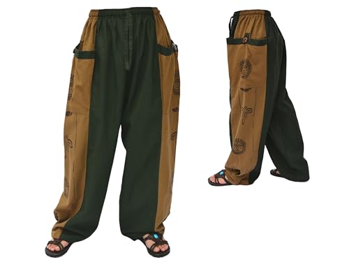 Siamrose Casual Baggy Yoga Harem Pants Men Women Lounge Trousers 2 Big Pockets2