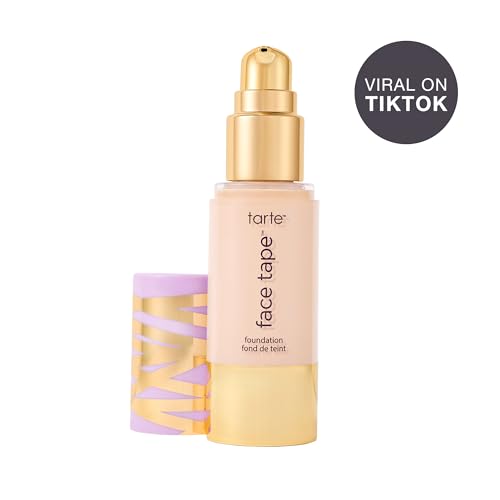 Image of tarte face tape foundation - Full-Coverage 12hr Waterproof Makeup, Hydrating & Smoothing with a Natural Matte Finish for Transfer-Proof Comfortable Long-Wear Foundation, Vegan & Cruelty-Free
