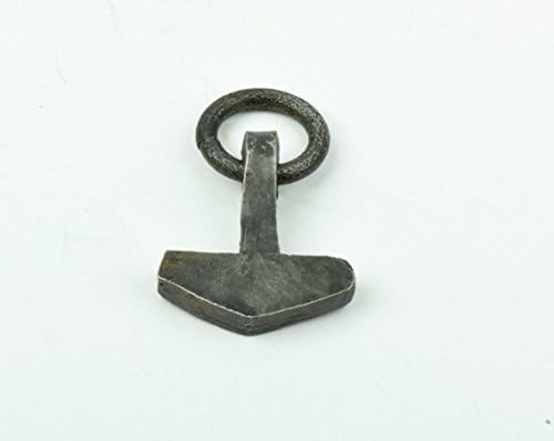 Miniatura 3 de Colgante focal de martillo de Thor de acero forjado Collar con colgante cuenta con un martillo de Thor Collares colgantes para mujeres y hombres