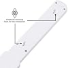 Protector de sobretensión Amazon Basics, regleta con 6 tomas y protección de 200J, disyuntor, indicador LED, interruptor de encendido/apagado, montaje en pared, cable de extensión de 2 pies, blanco, paquete de 2 6