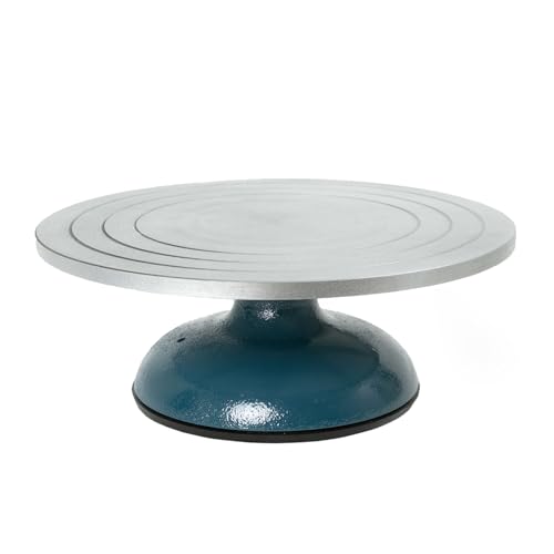 DUPDMKIN 12" All-Metal Banding Wheel for Pottery, Heavy Duty Pottery Wheel for Adults with Ball Bearings, Sculpting Turntable for Ceramics and Clay Art