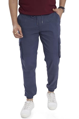 DIVISIVE Men's Cotton Cargo || Cargo Joggers Pants for Men || Cas...