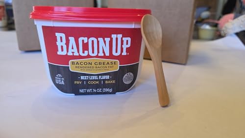 Bacon Up Bacon Grease for Cooking - 14 Ounces, 1 Pack Tub for Cooking