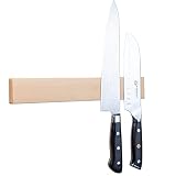 Maple Magnetic Knife Holder with Multi Purpose Functionality as Knife Magnet, Knife Strip, Magnetic