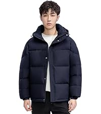 Amazon | [JausQarq] メンズ ダウンコート ベンチコート ロングコート
