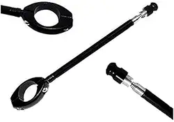 Antena Corta Pipa Retrátil para Moto – Anti-Cerol em Aço Inox Reforçado, Instalação no Guidão, Alta Proteção, Compatível com Todas as Motos - NEXUS MARKET