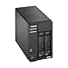 Asustor / DiscTech 10TB NAS Bundle: Lockerstor 2 Gen2 AS6702T NAS Server with 2x4TB SATA HDD and 2x1TB NVMe M.2 SSDs, 8GB RAM, Dual 2.5GbE LAN Ports