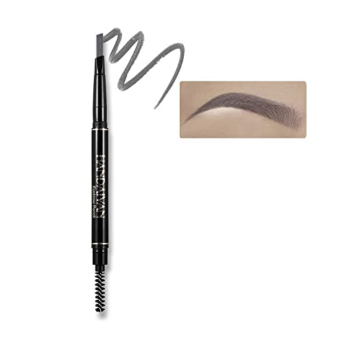 Stylo à sourcils imperméable stylo à sourcils professionnel stylo de maquillage durable stylo à sourcils triangle 4 couleurs disponibles (02#Gris) Cover