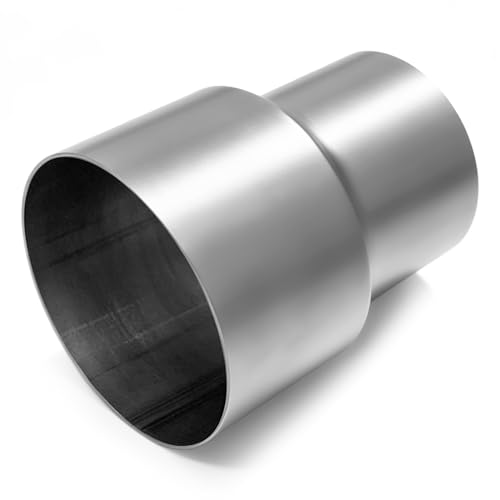 Image of Exhaust Adapter Connector, MONOKING 3 inch ID to 2.5 inch OD Exhaust Pipe Reducer 304 Stainless Steel, 4 inch Overall Length