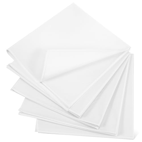 Set de 5 Servilletas de Tela Blancas para Mesa miniatura 1