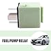 Titgoes Car Fuel Pump Relay, 5-Pin Suspension Air Compressor Relay, Replace for OEM #61368373700,Compatible with BMW 3 Series 6 Series 7 Series 8 Series (Green)