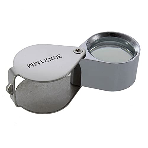 Lupa Hot Mini 30X Glass Ampliação Joalheira Olho Joalheira Lupa Loop 30 x 21 mm Triplet Jewelers Eye