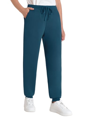 Weintee Women's Petite Fleece Pants Sherpa Lined Sweatpants for Winter2