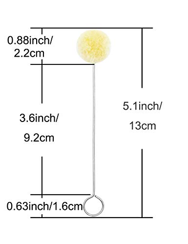 image for Wool Daubers Pack of 100 Leather Dye PorsMing Leather Tool Wool Balls 