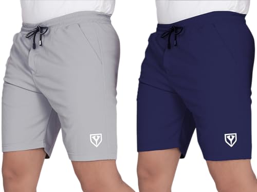 Image of Septem Men's Lycra Blend Shorts with Stylish Design Comfortable & Versatile Active Sports Wear Combo Pack