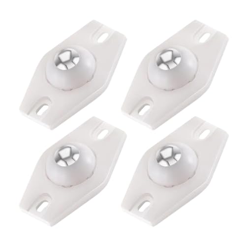 Tewzafiya Ruedas para muebles, ruedas autoadhesivas – Dispositivo de desplazamiento para aparatos con ruedas giratorias flexibles de acero inoxidable – Rodillos con rodamientos resistentes al desgaste