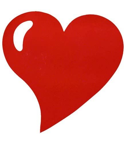 Dragée d'amour 50 Sets de Table Coeur (Rouge)