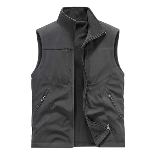 Gilet décontracté pour homme veste ample d'extérieur d'hiver sport