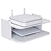 SjYsXm-Floating shelf Estante Estante de Pared de Fondo de TV Flotante WiFi Enrutador Set-Top Rack Caja de almacenaje Caja de televisión por satélite