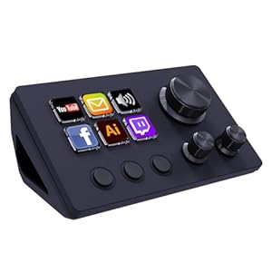 TreasLin Stream Controller Deck with12 Customizable Macro Keypad to Trigger...