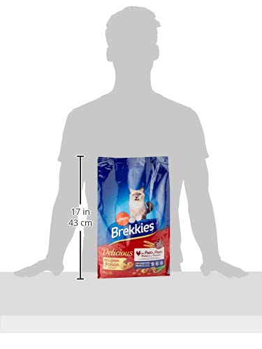 BREKKIES EXCEL Feline Adult Delicious Aves 3KG PVP7,25€ NDR