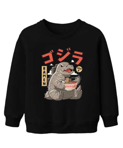 Sudadera de niños anime Kaiju Ramen, el regalo de cumpleaños otaku ideal en Tokyo Kawaii