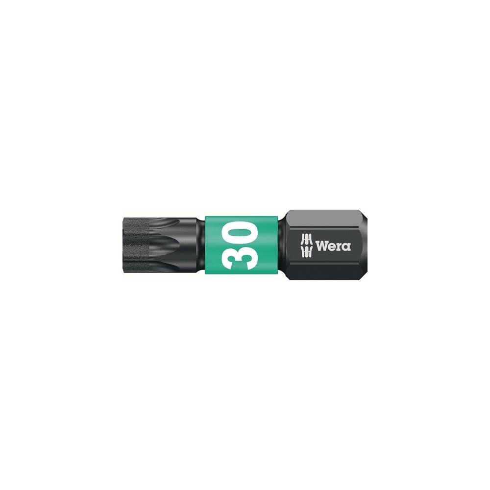 Bit Torx T30 x 25 mm, 1/4" Impaktor z powłoką diamentową - 10 szt., Wera