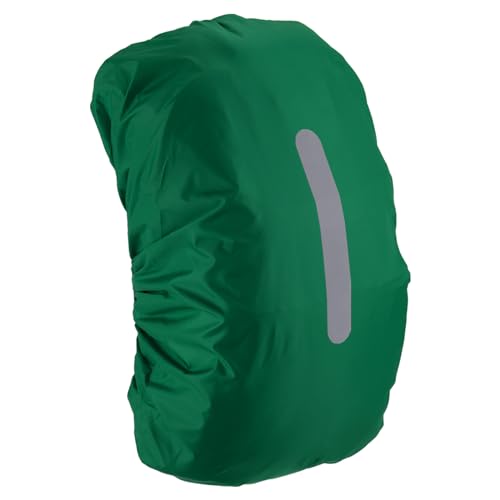 M METERXITY Backpack Rain Cover - Waterproof Lightweight Cover with Vertical Reflective Strap, Apply to Cycling/Mountain Climbing (75-85L, XXL, Dark Green)
