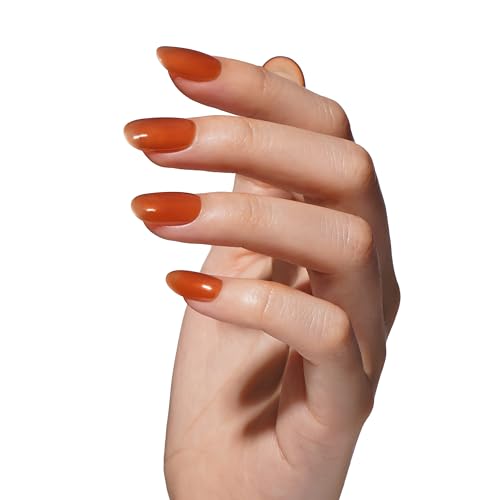 Bluesky Gel Nail Polish 10ml, Amberina - LBG02, Sheer Amber Gel Nail Polish for 21 Day Manicure, Professional, Salon & Home Use, Requires Curing Under LED UV Nail Lamp - Image 7