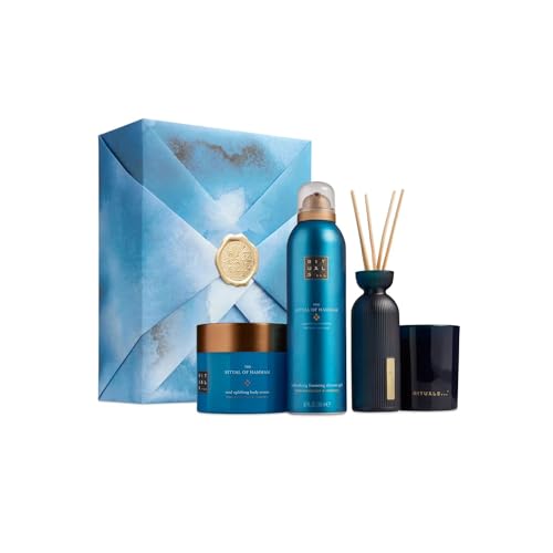 RITUALS Geschenkbox The Ritual of Hammam, L |Geschenkset bestehend aus 4 K&ouml;rperpflegeprodukten mit Eukalyptus und Rosmarin |Reichhaltig und erfrischend